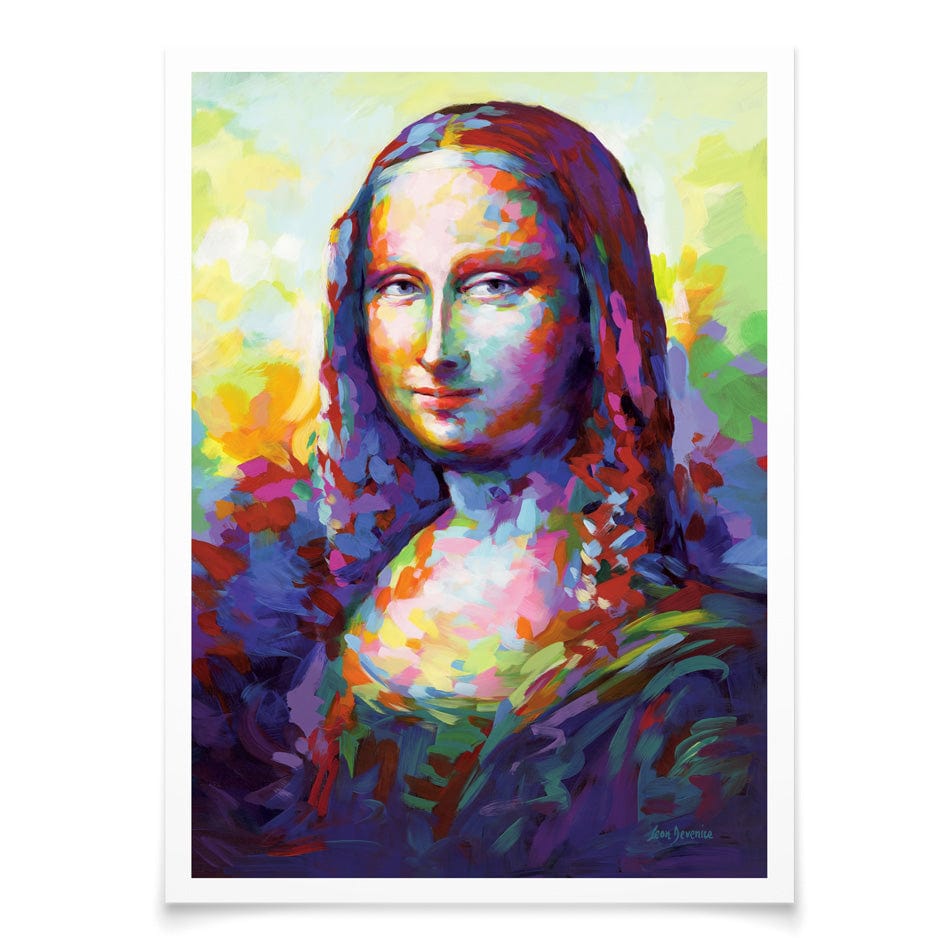 Mona Lisa Art Print wall art product Leon Devenice