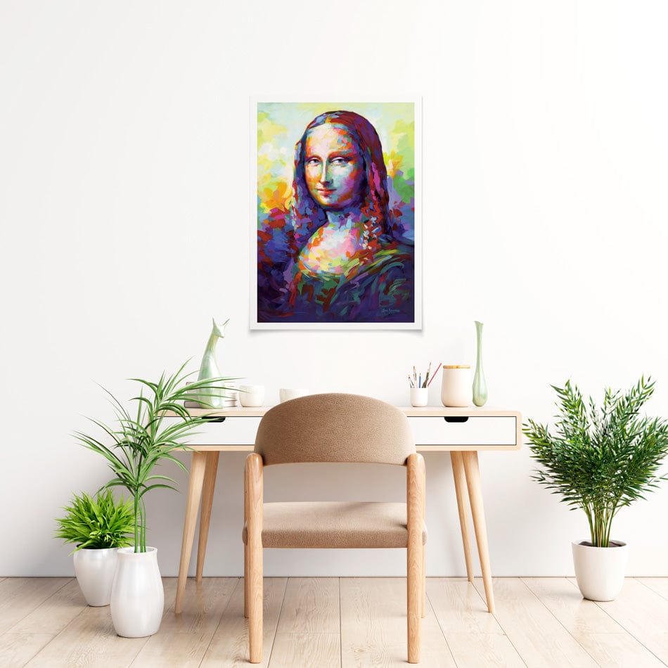 Mona Lisa Art Print wall art product Leon Devenice