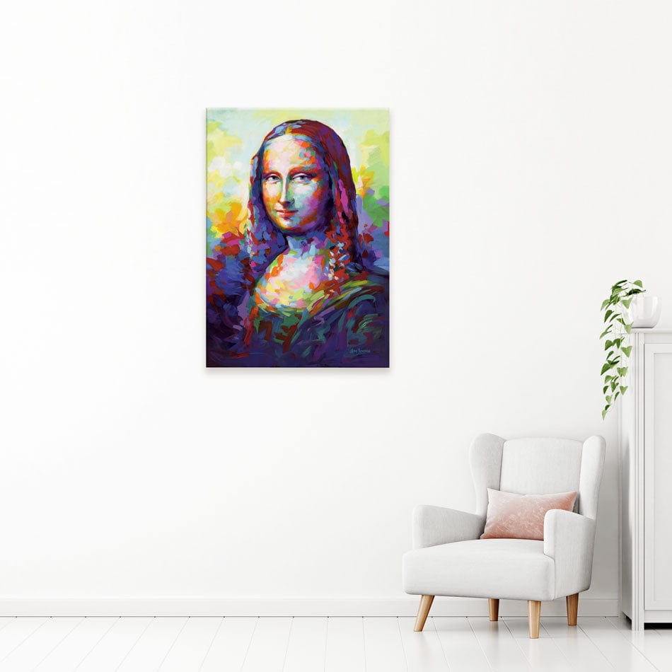 Mona Lisa Canvas Print wall art product Leon Devenice
