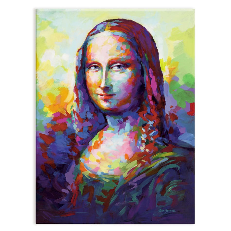 Mona Lisa Canvas Print wall art product Leon Devenice