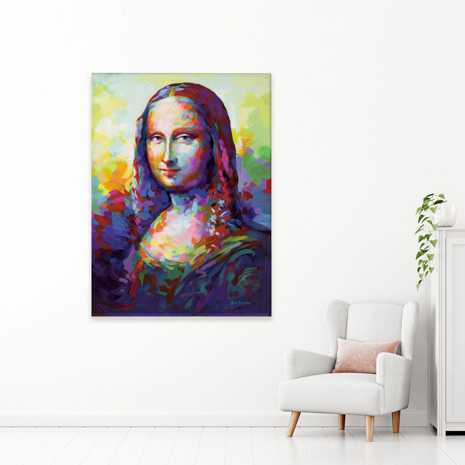 Mona Lisa Canvas Print wall art product Leon Devenice