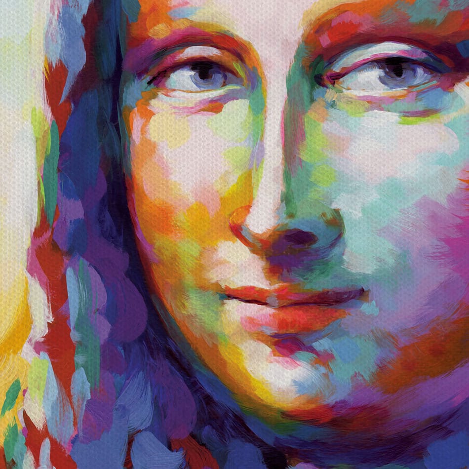 Mona Lisa Canvas Print wall art product Leon Devenice
