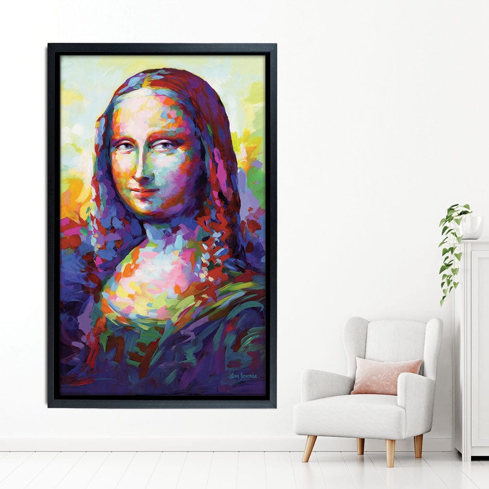 Mona Lisa Canvas Print wall art product Leon Devenice