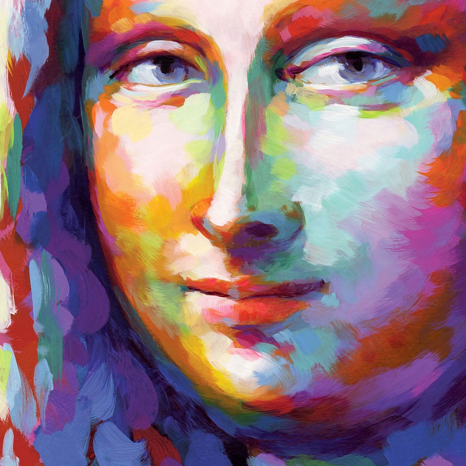 Mona Lisa Framed Art Print wall art product Leon Devenice