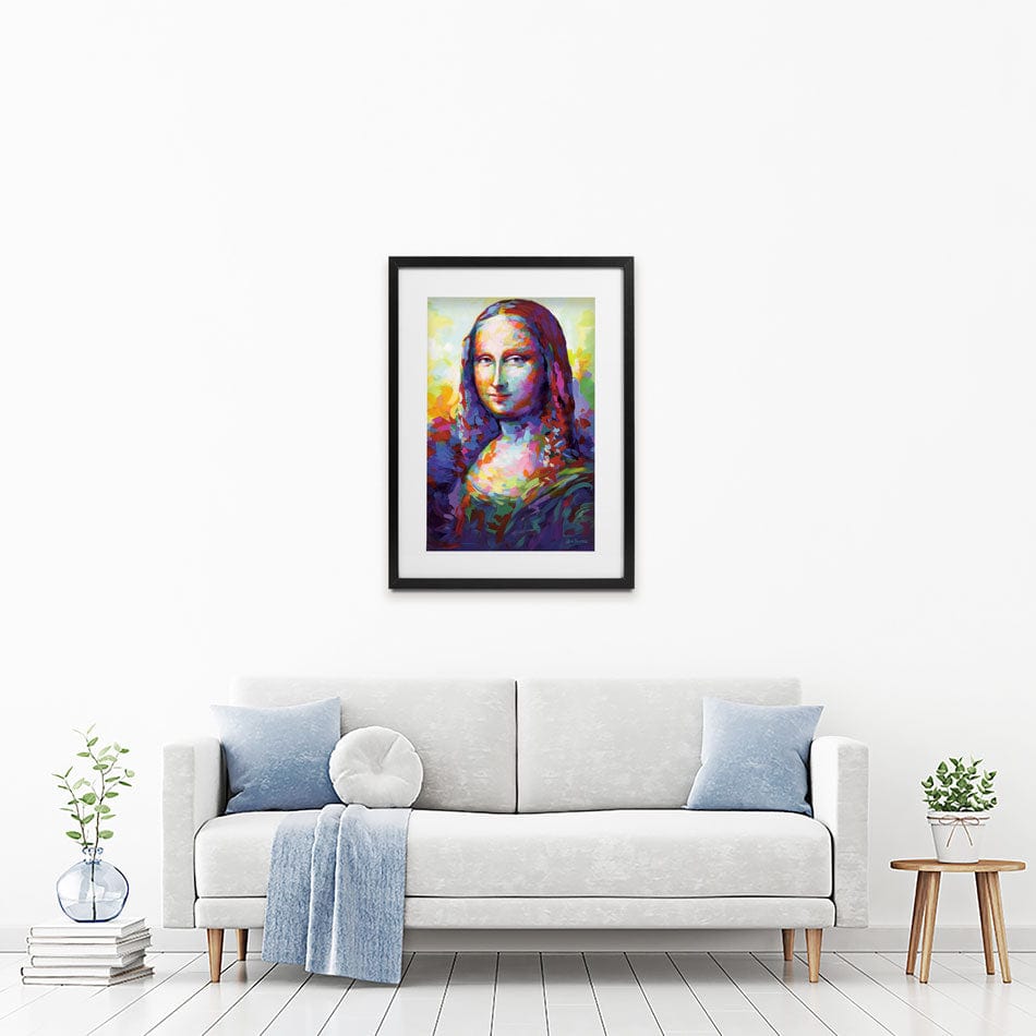 Mona Lisa Framed Art Print wall art product Leon Devenice