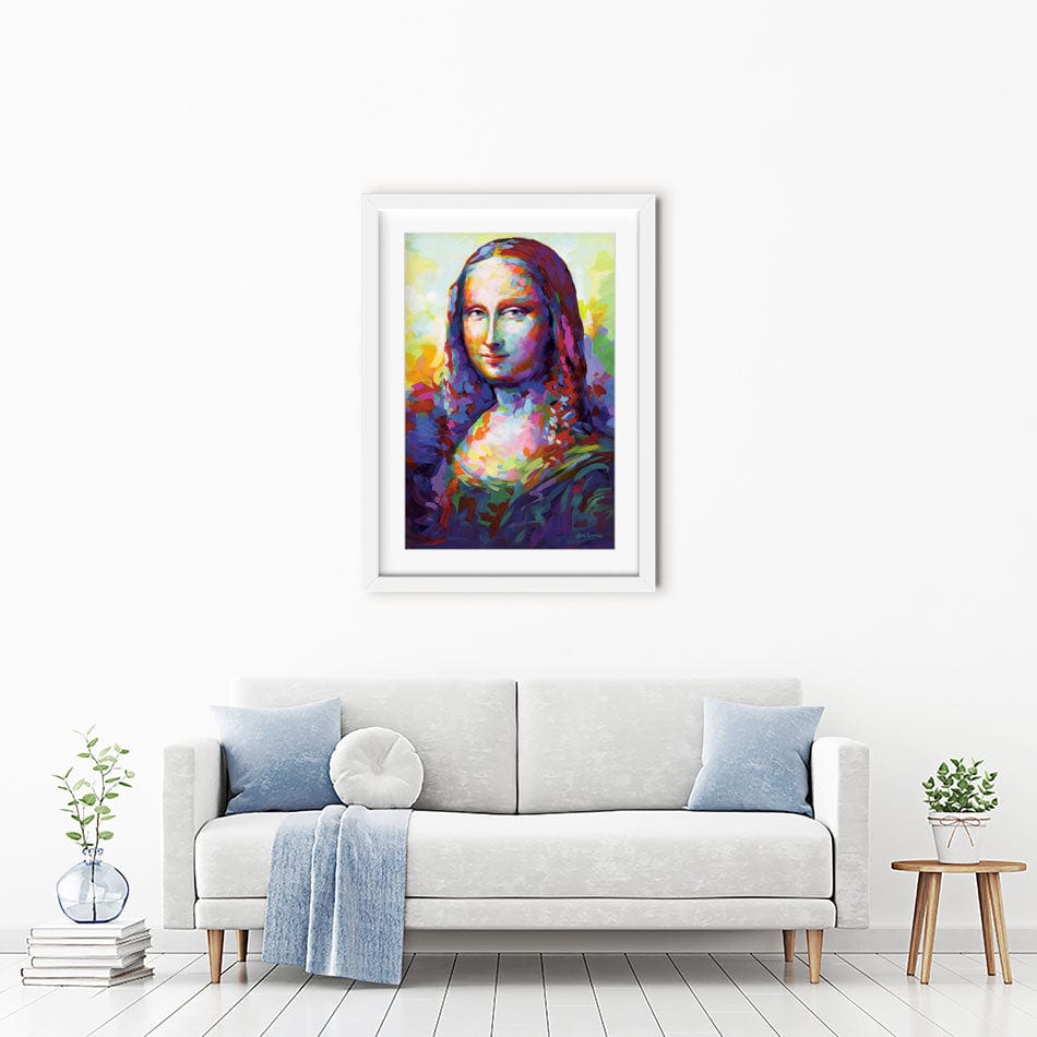Mona Lisa Framed Art Print wall art product Leon Devenice