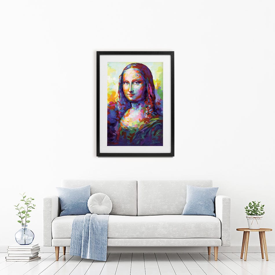 Mona Lisa Framed Art Print wall art product Leon Devenice