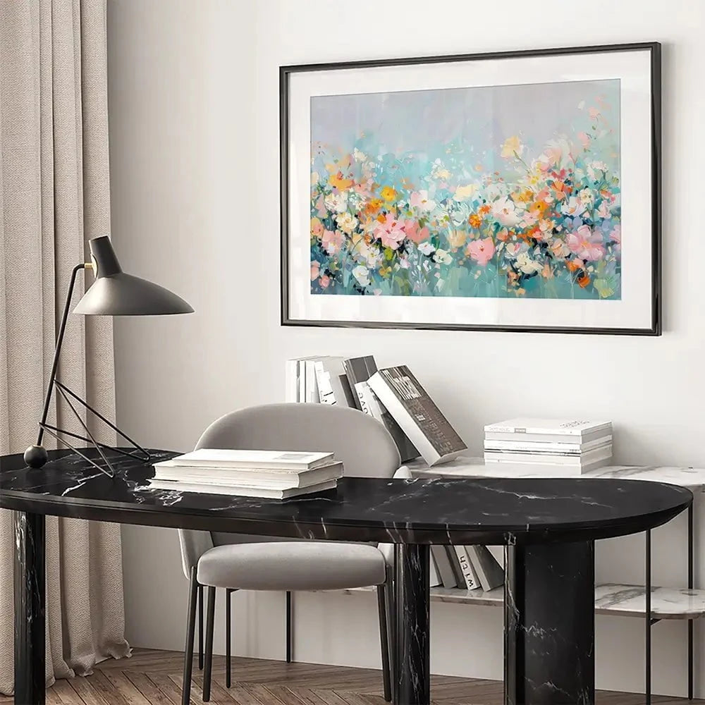 Monet Garden Framed Art Print Monet Garden Framed Art Print wall art product Creative Studio - Independent