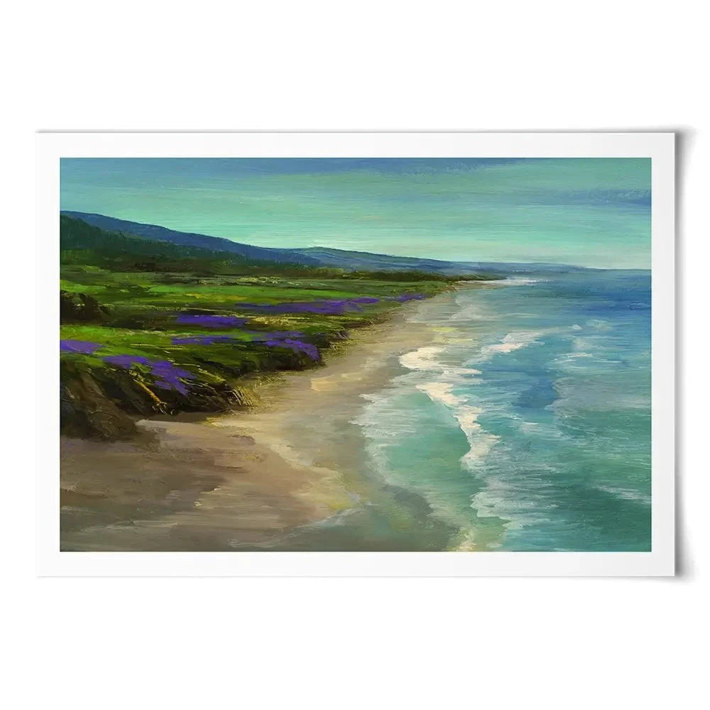 Montara Beach Art Print Montara Beach Art Print wall art product Sheila Finch