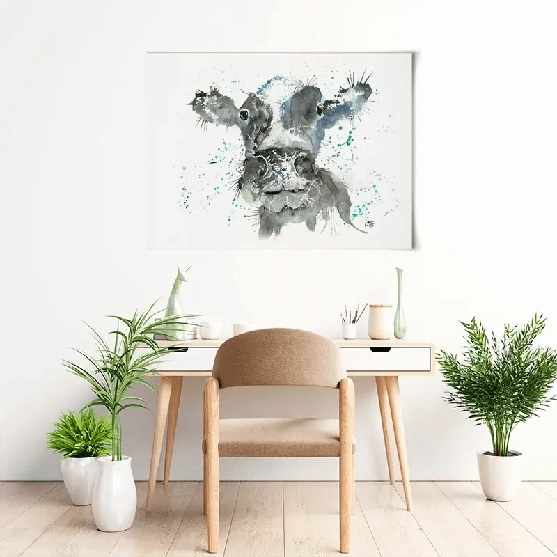 Moo Art Print Moo Art Print wall art product Jamie Taylor