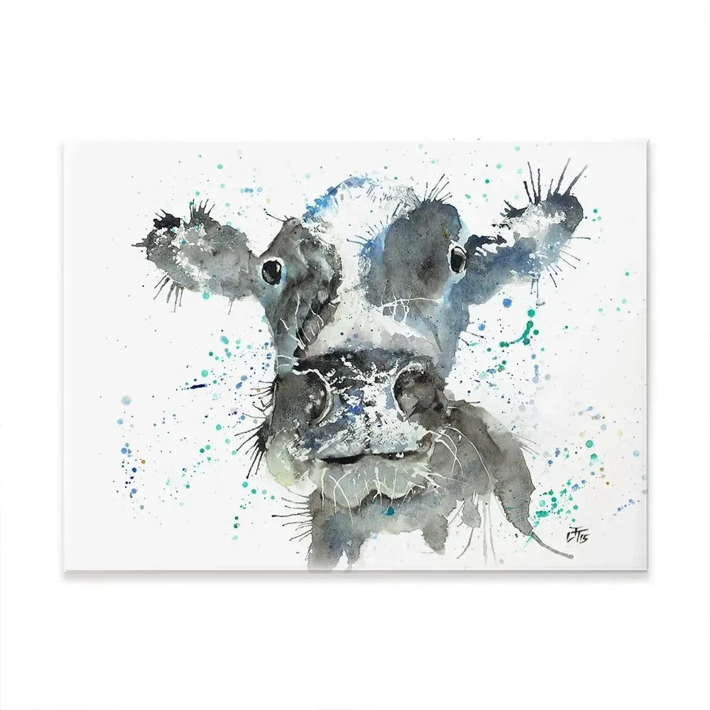 Moo Canvas Print Moo Canvas Print wall art product Jamie Taylor