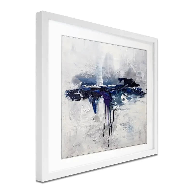 Moon Ocean Framed Art Print Moon Ocean Framed Art Print wall art product Osnat Tzadok
