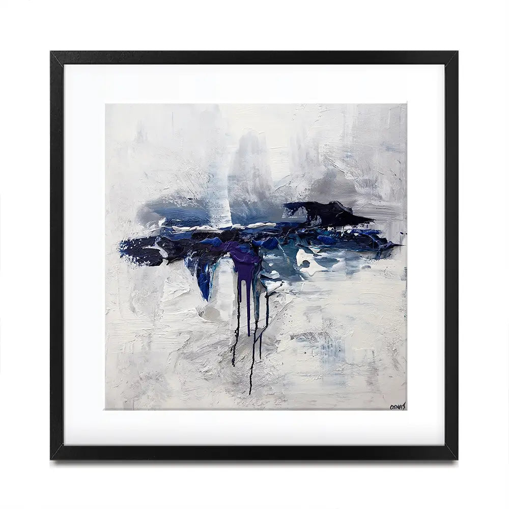 Moon Ocean Framed Art Print Moon Ocean Framed Art Print wall art product Osnat Tzadok