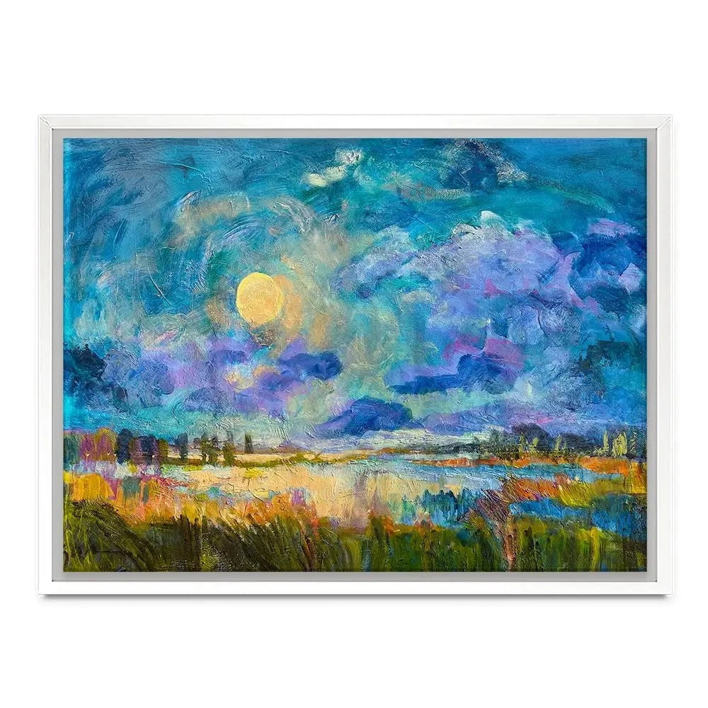 Moon Rising Canvas Print Moon Rising Canvas Print wall art product Dorothy Fagan
