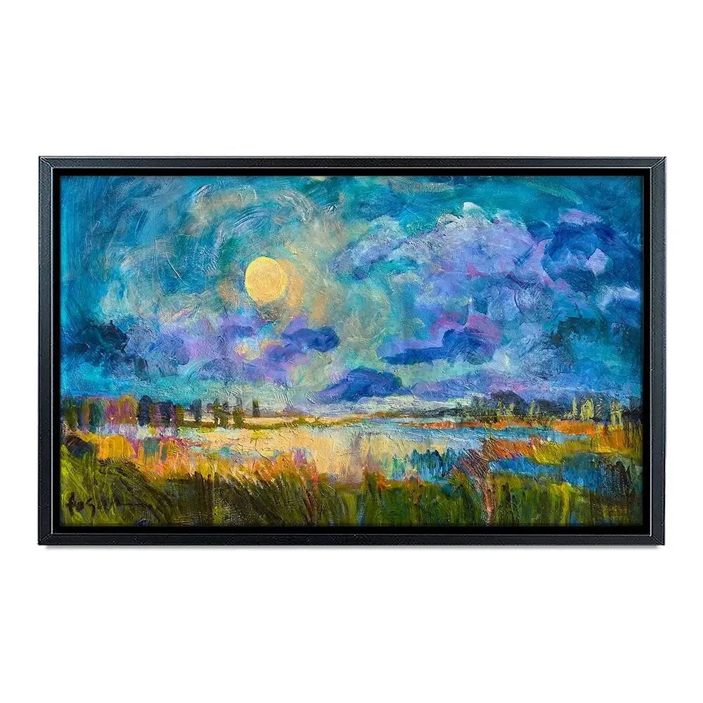Moon Rising Canvas Print Moon Rising Canvas Print wall art product Dorothy Fagan
