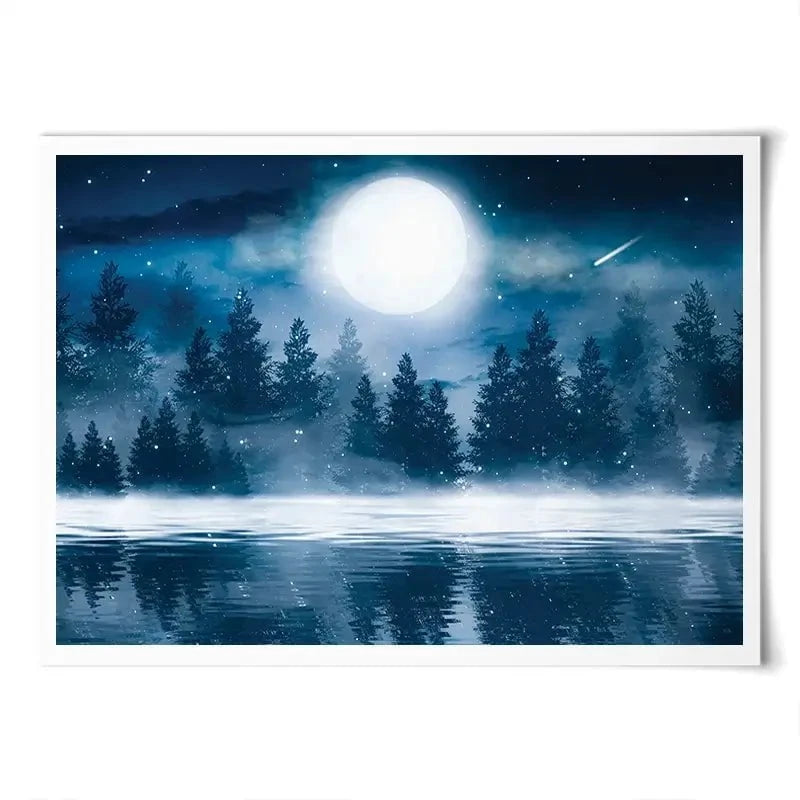 Moonlight Art Print Moonlight Art Print wall art product Mia Stendal / Shutterstock