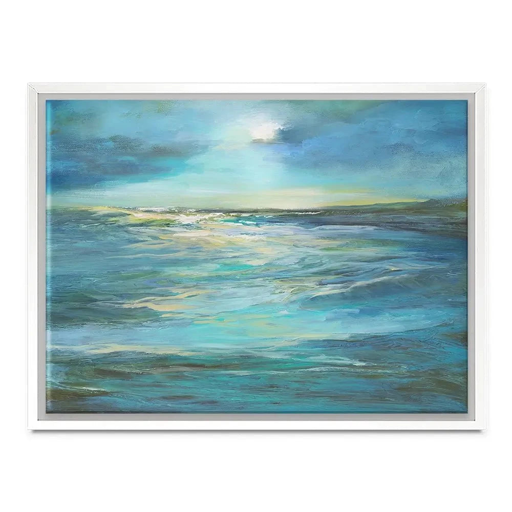 Moonlight Reef Canvas Print Moonlight Reef Canvas Print wall art product Sheila Finch
