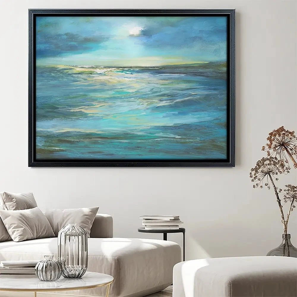 Moonlight Reef Canvas Print Moonlight Reef Canvas Print wall art product Sheila Finch