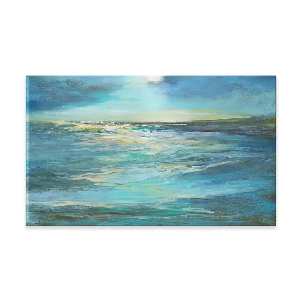 Moonlight Reef Canvas Print Moonlight Reef Canvas Print wall art product Sheila Finch