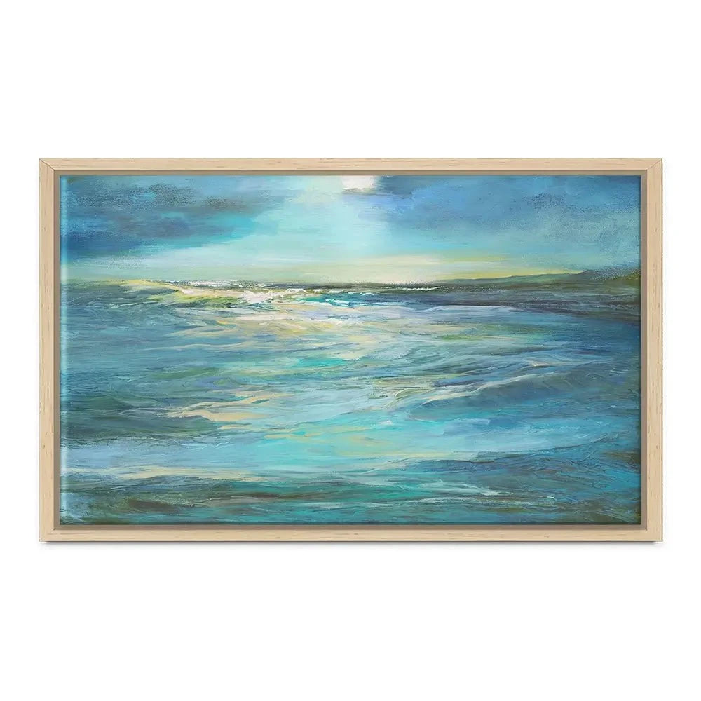 Moonlight Reef Canvas Print Moonlight Reef Canvas Print wall art product Sheila Finch
