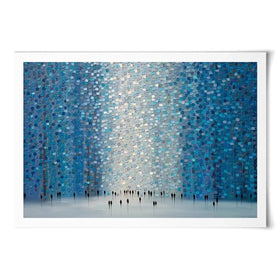 Moonlight Walk Art Print Moonlight Walk Art Print wall art product Ekaterina Ermilkina