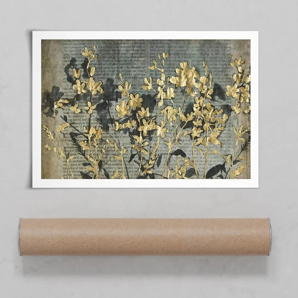 Moonlit Flower Field Art Print Moonlit Flower Field Art Print wall art product Jennifer Goldberger