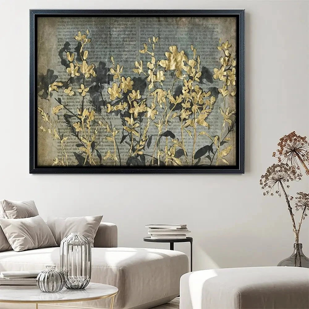 Moonlit Flower Field Canvas Print Moonlit Flower Field Canvas Print wall art product Jennifer Goldberger