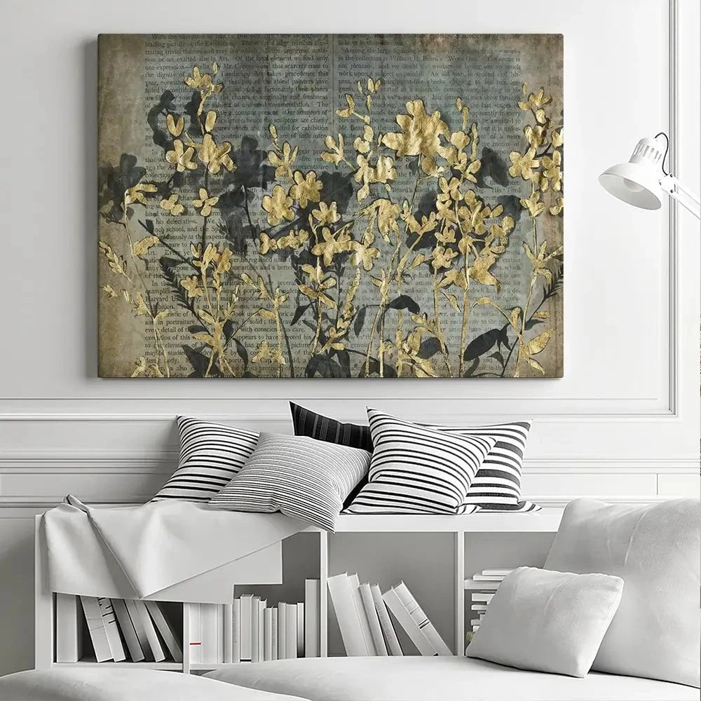 Moonlit Flower Field Canvas Print Moonlit Flower Field Canvas Print wall art product Jennifer Goldberger