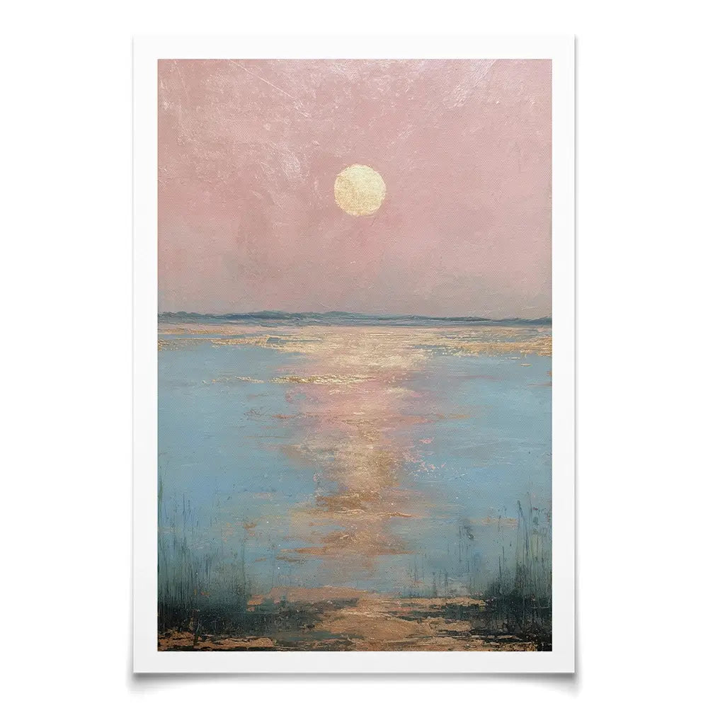 Moonlit Reflection Art Print Moonlit Reflection Art Print wall art product Svetlana Aleynikova