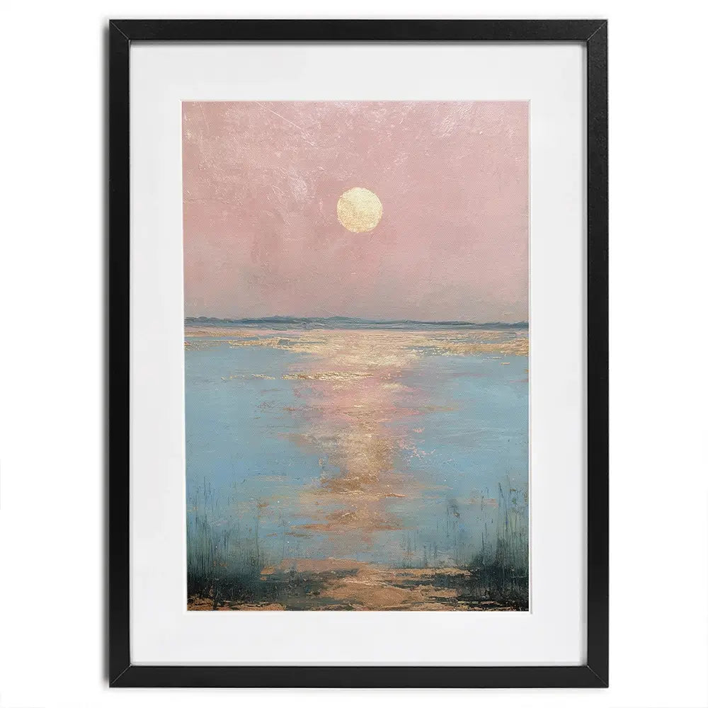 Moonlit Reflection Framed Art Print Moonlit Reflection Framed Art Print wall art product Svetlana Aleynikova