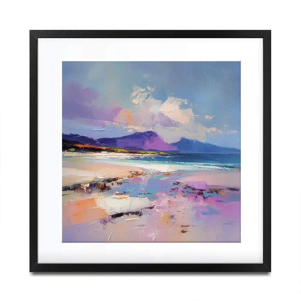 Morar Sands Square Framed Art Print Morar Sands Square Framed Art Print wall art product David Alexander Elder