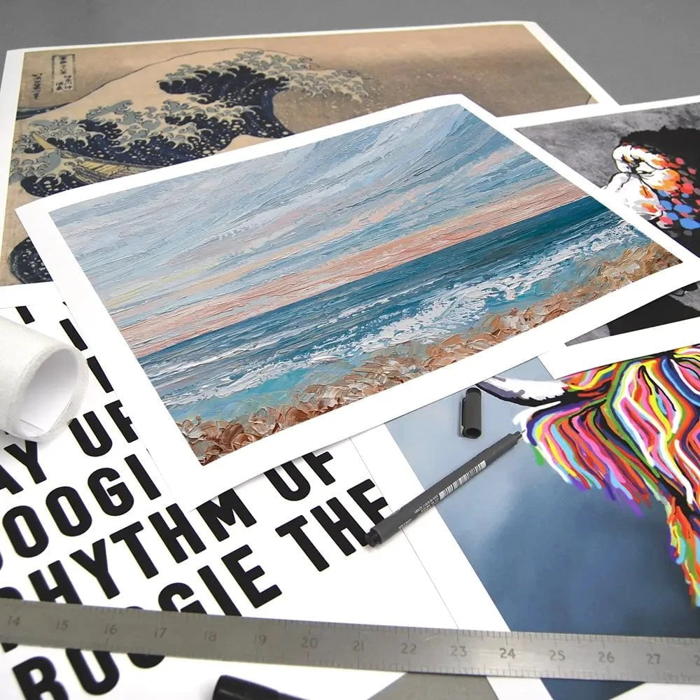 Morning Beach Art Print Morning Beach Art Print wall art product Olga Tkachyk