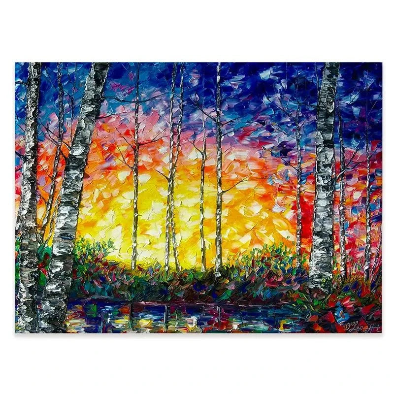 Morning Breaks Canvas Print Morning Breaks Canvas Print wall art product Lena Owens - Independent
