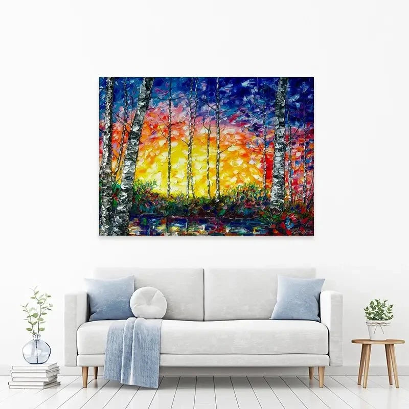 Morning Breaks Canvas Print Morning Breaks Canvas Print wall art product Lena Owens - Independent