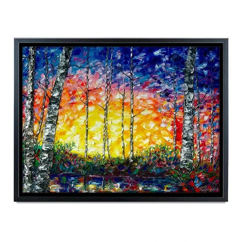 Morning Breaks Canvas Print Morning Breaks Canvas Print wall art product Lena Owens - Independent
