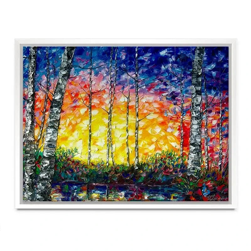 Morning Breaks Canvas Print Morning Breaks Canvas Print wall art product Lena Owens - Independent
