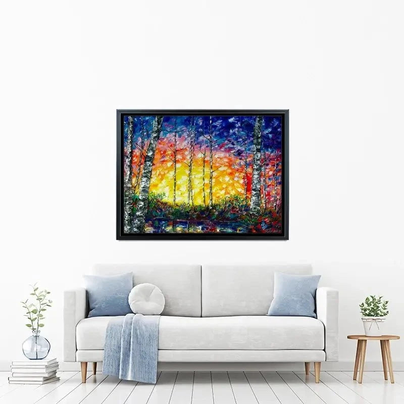 Morning Breaks Canvas Print Morning Breaks Canvas Print wall art product Lena Owens - Independent