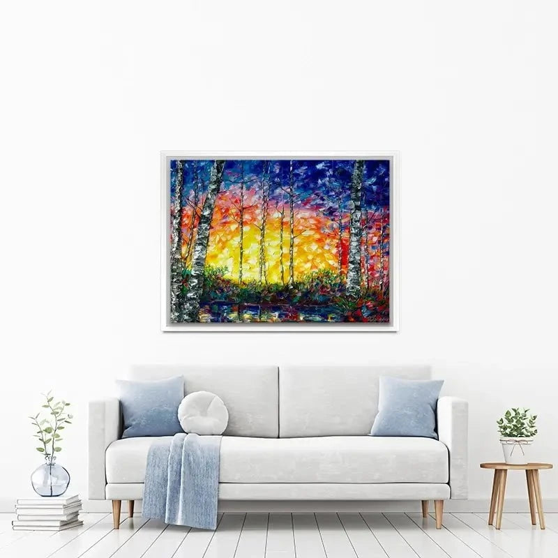 Morning Breaks Canvas Print Morning Breaks Canvas Print wall art product Lena Owens - Independent