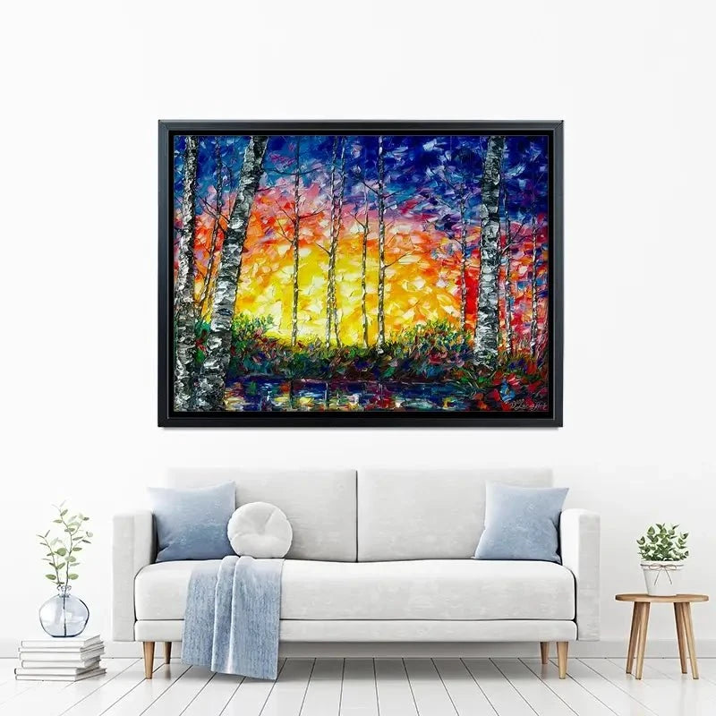 Morning Breaks Canvas Print Morning Breaks Canvas Print wall art product Lena Owens - Independent