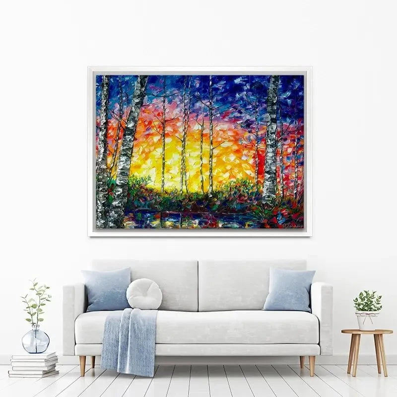 Morning Breaks Canvas Print Morning Breaks Canvas Print wall art product Lena Owens - Independent