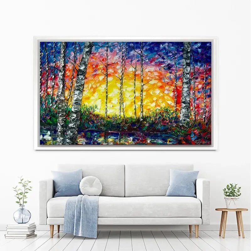 Morning Breaks Canvas Print Morning Breaks Canvas Print wall art product Lena Owens - Independent