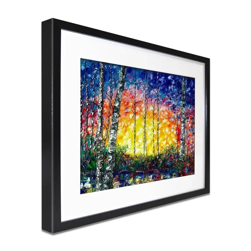 Morning Breaks Framed Art Print Morning Breaks Framed Art Print wall art product Lena Owens - Independent
