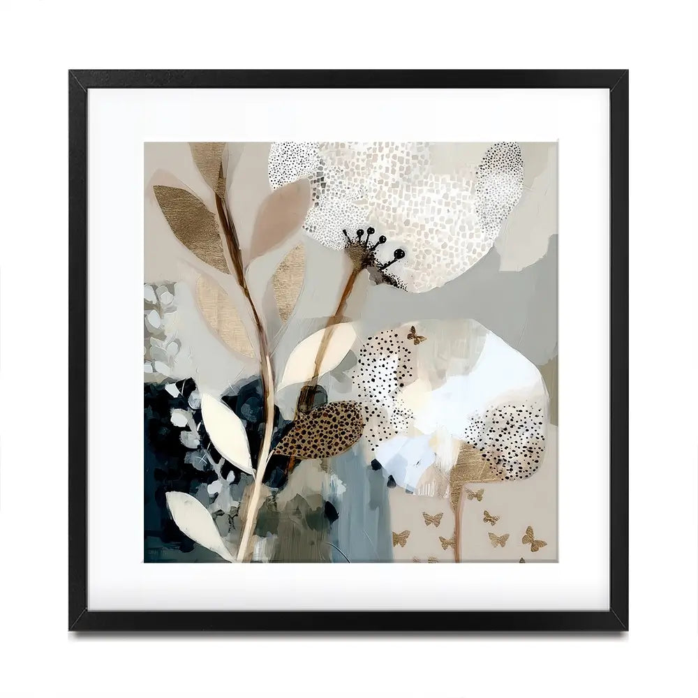 Moss Bloom Square Framed Art Print Moss Bloom Square Framed Art Print wall art product Bella Eve