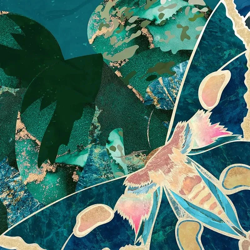 Moth Jungle Framed Art Print Moth Jungle Framed Art Print wall art product Sarah Manovski