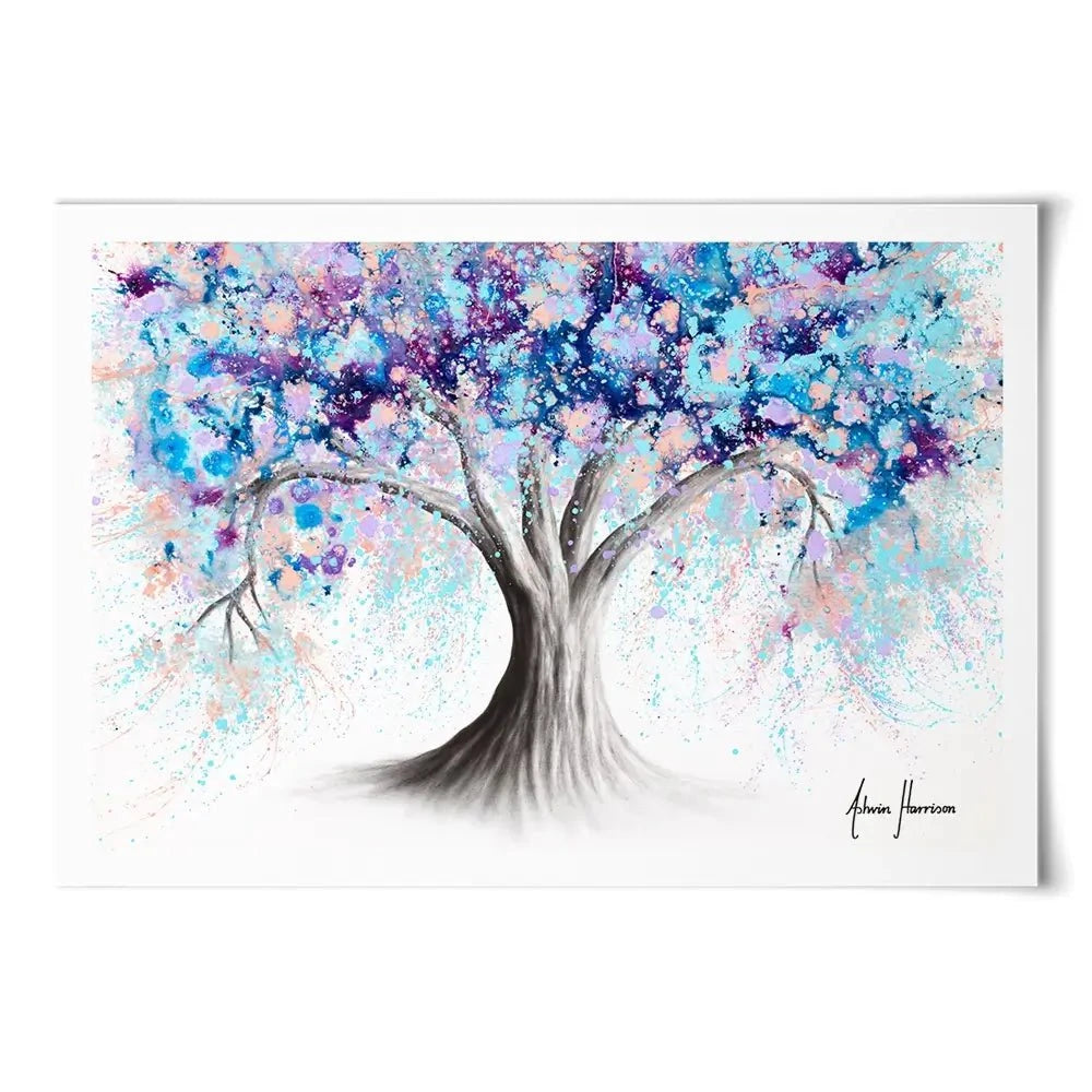 Motivational Soul Tree Art Print Motivational Soul Tree Art Print wall art product Ashvin Harrison