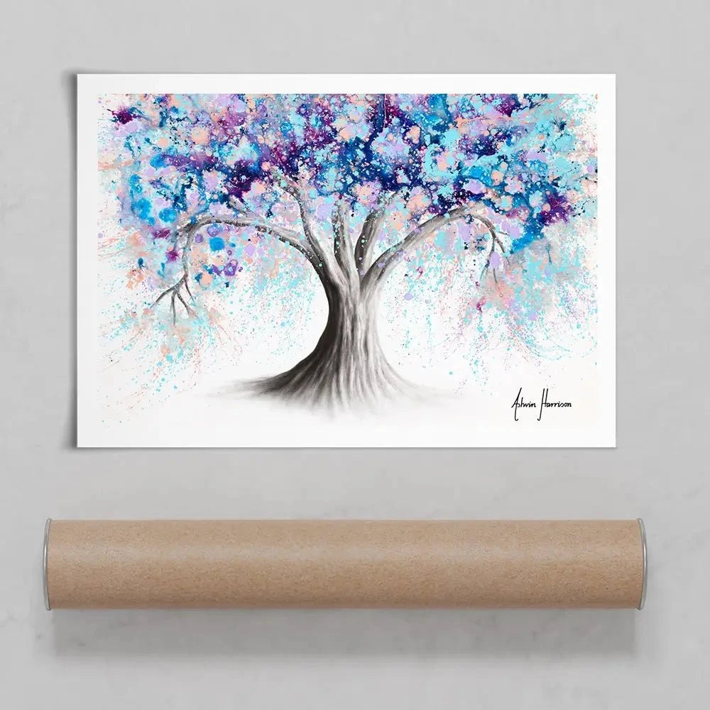 Motivational Soul Tree Art Print Motivational Soul Tree Art Print wall art product Ashvin Harrison