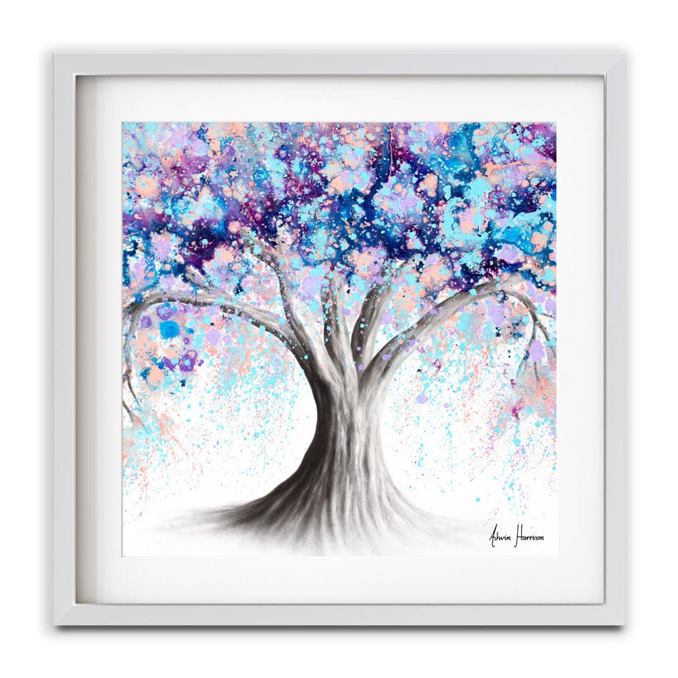 Motivational Soul Tree Square Framed Art Print wall art product Ashvin Harrison