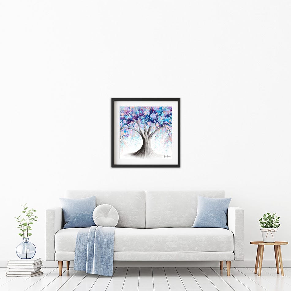 Motivational Soul Tree Square Framed Art Print wall art product Ashvin Harrison