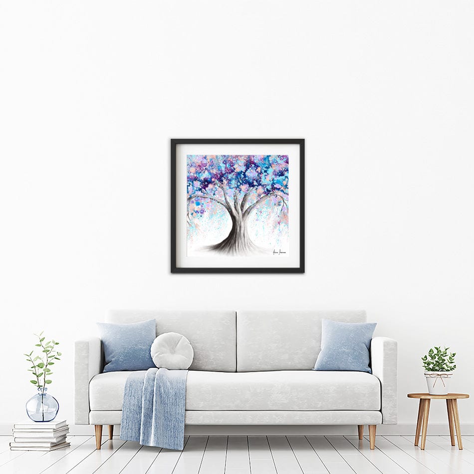 Motivational Soul Tree Square Framed Art Print wall art product Ashvin Harrison