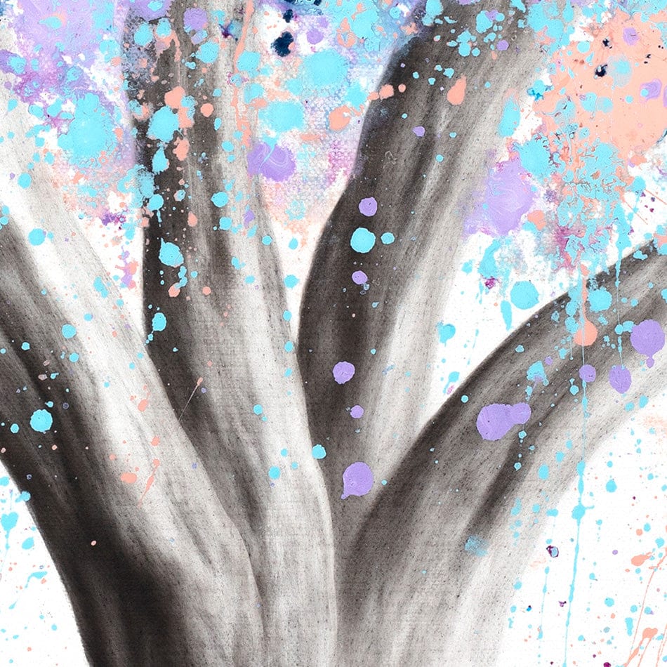 Motivational Soul Tree Square Framed Art Print wall art product Ashvin Harrison